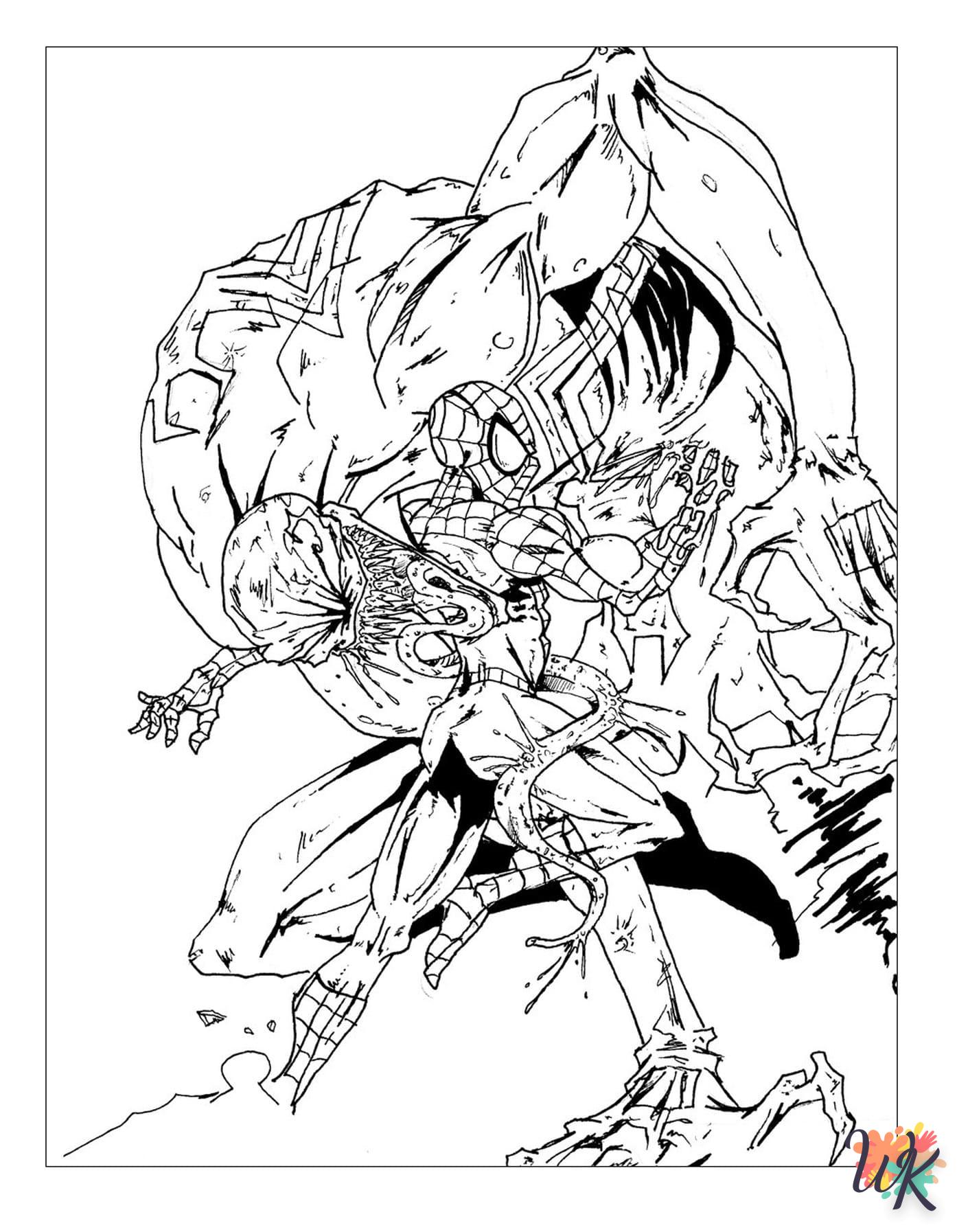 activité coloriage Venom  en ligne 2