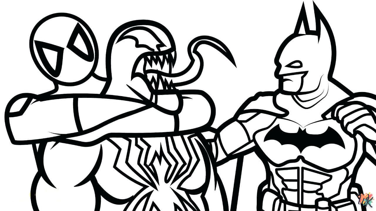 coloriage Venom  à imprimer pour enfants