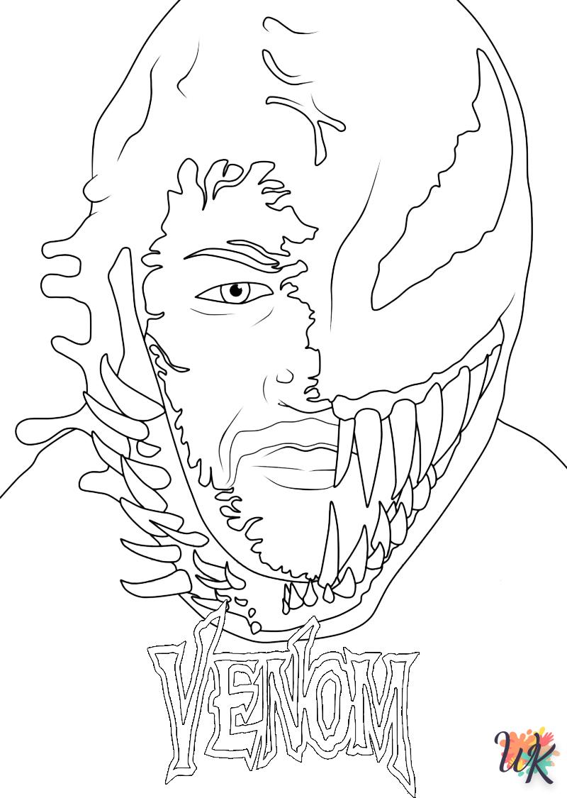 coloriage Venom  à imprimer gratuitement pdf