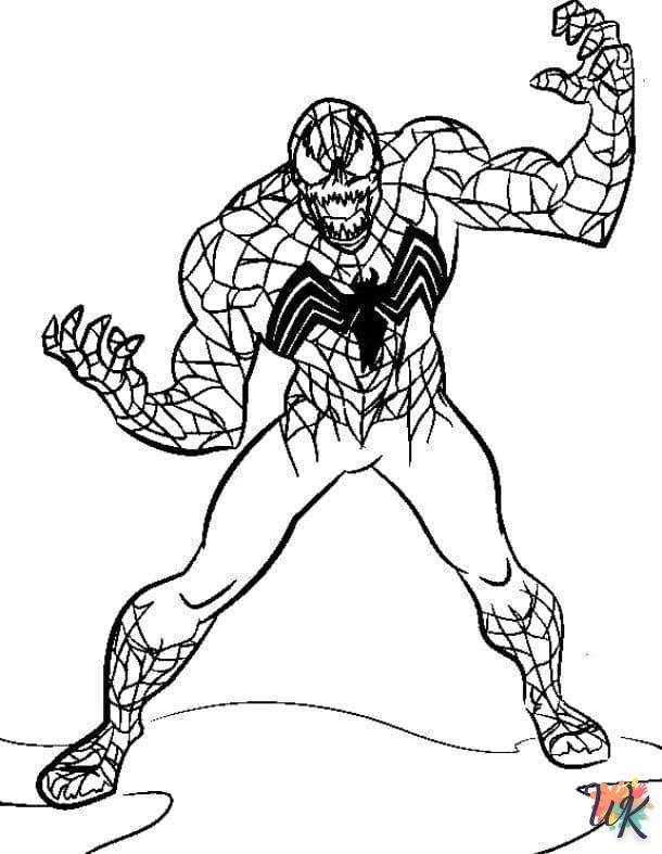 coloriage Venom  pour enfants a imprimer 1