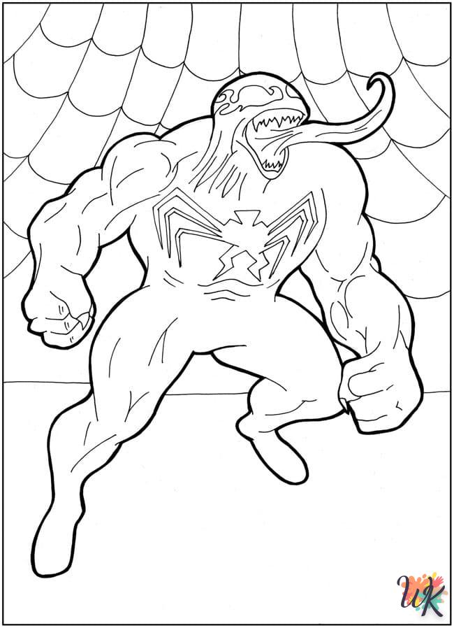 coloriage Venom  en ligne gratuit