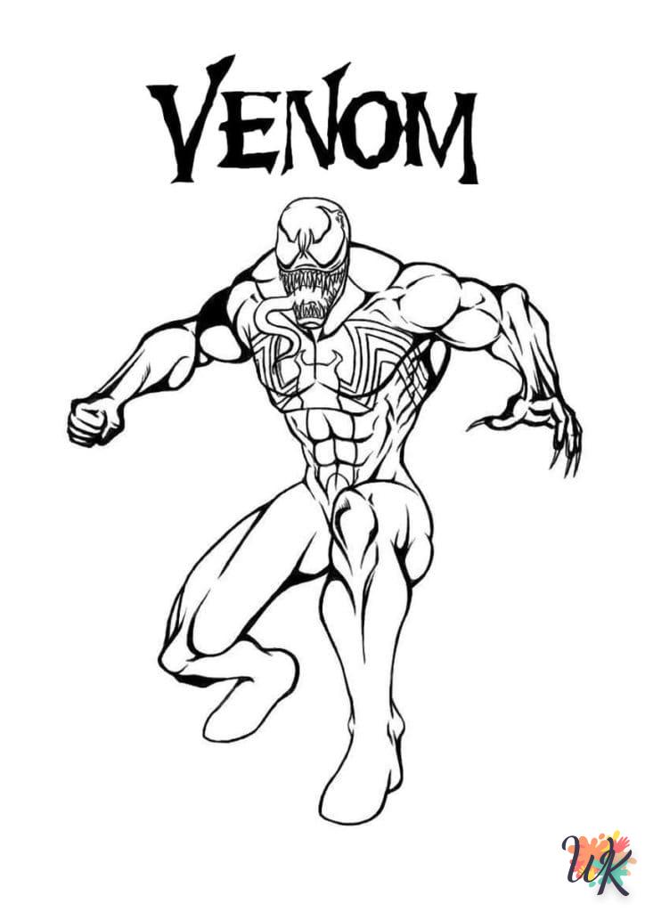 coloriage Venom  7 ans en ligne gratuit à imprimer 2