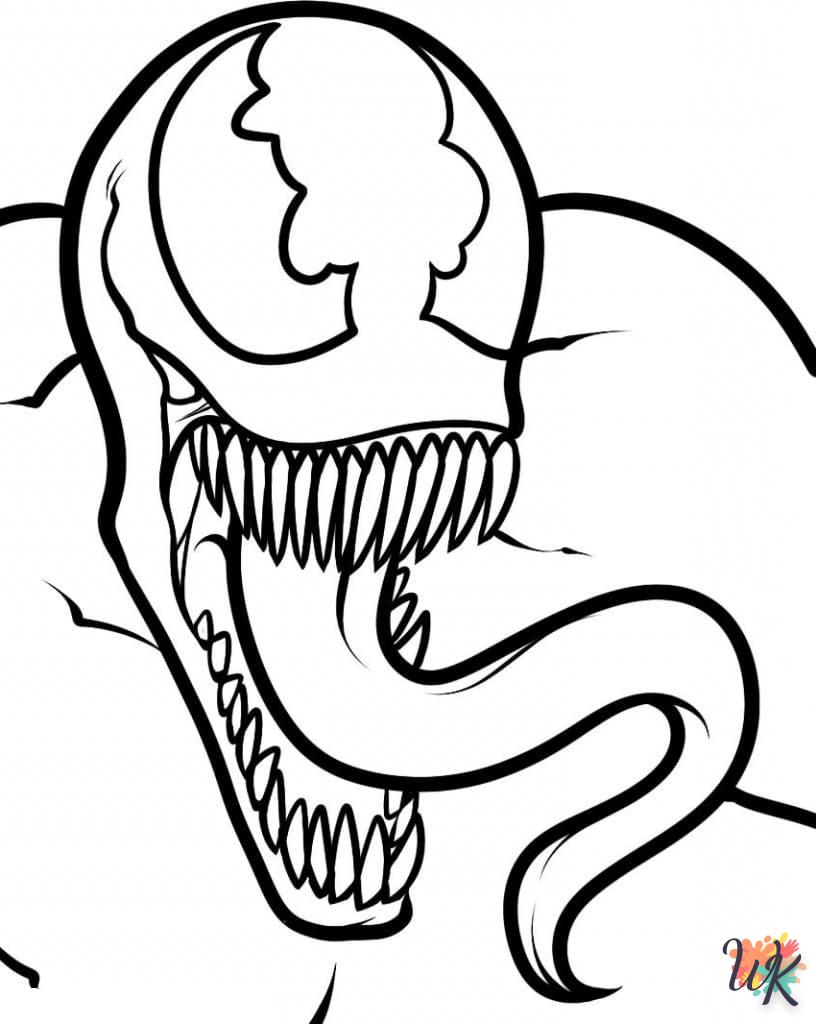 coloriage Venom  7 ans en ligne gratuit à imprimer 1