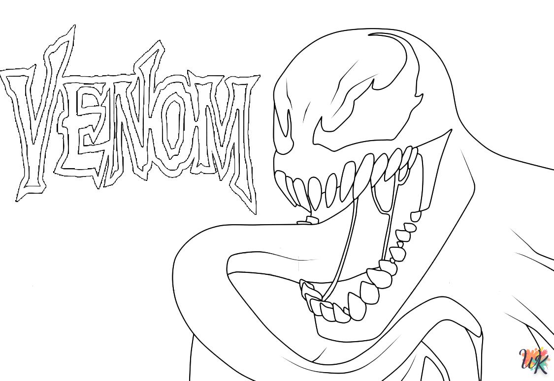 coloriage Venom  pour enfants à télécharger 1