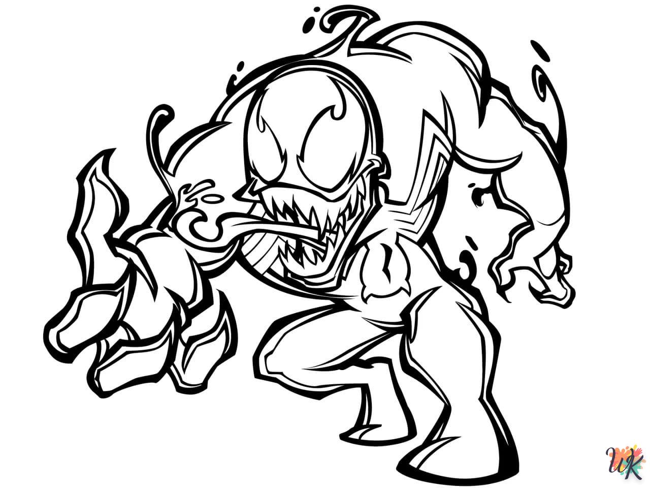 image pour coloriage Venom  enfant