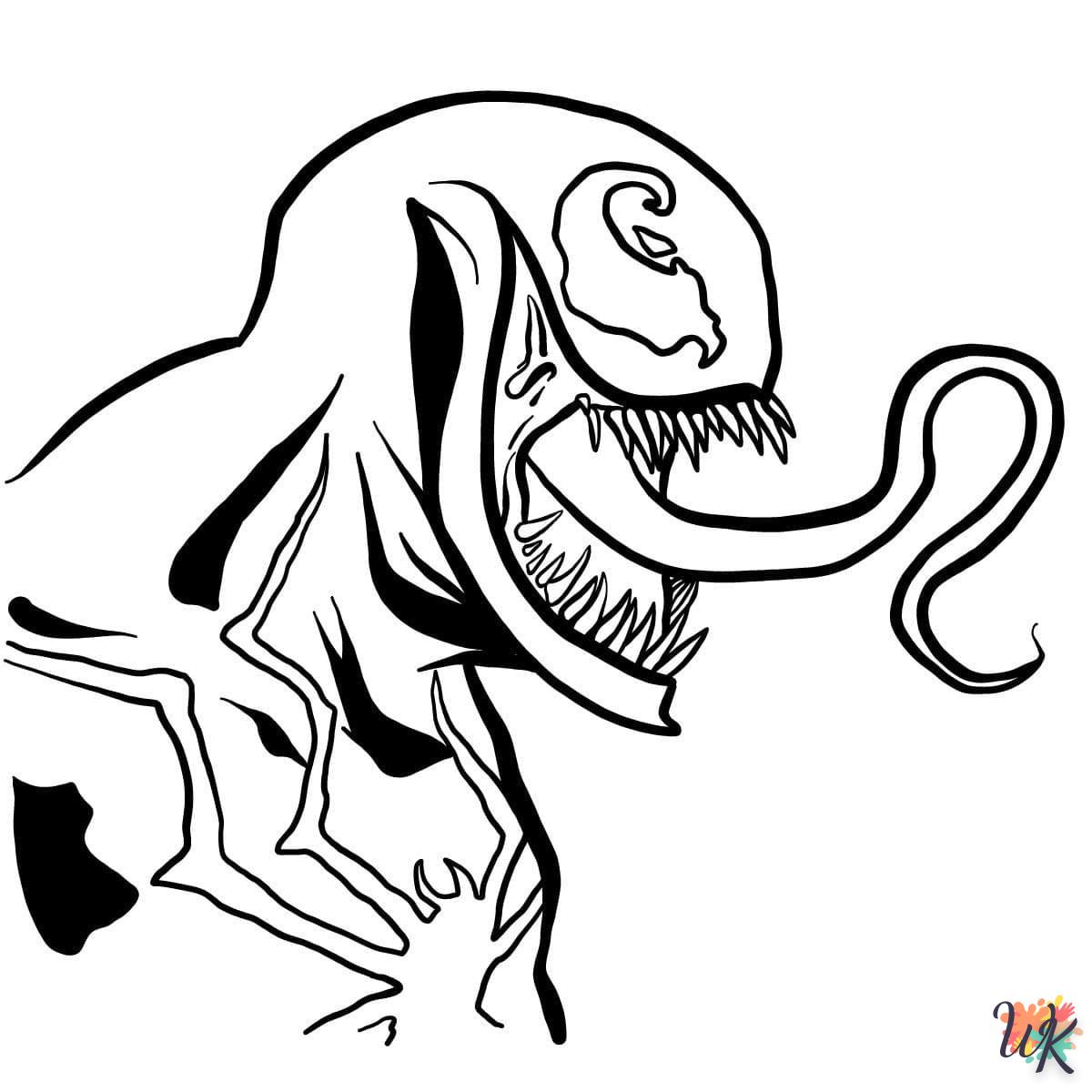 coloriage Venom  pour enfants a imprimer