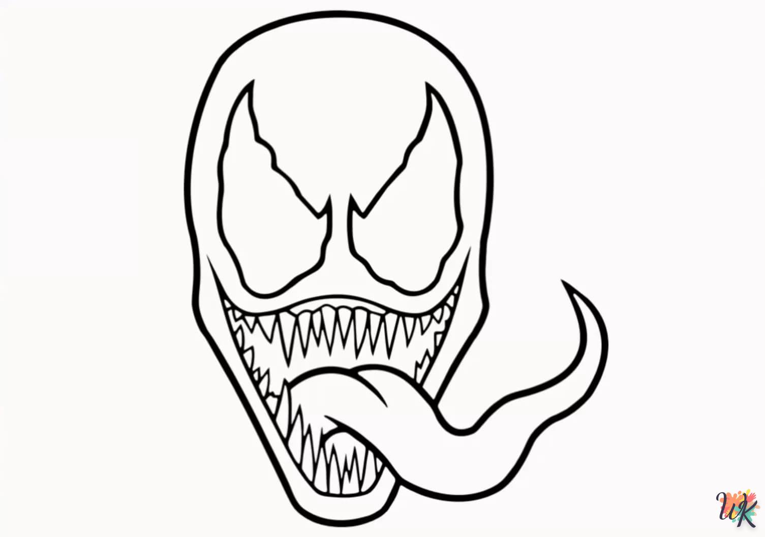 coloriage Venom  pour bebe a imprimer