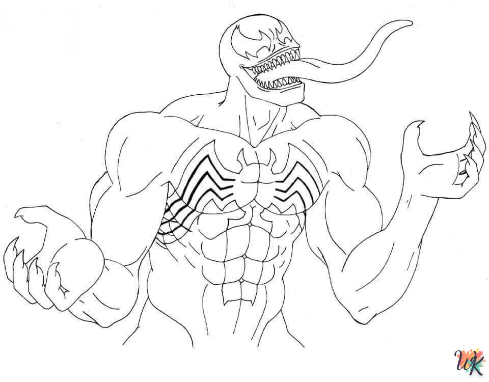 coloriage Venom  à imprimer