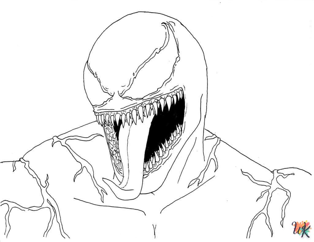 coloriage Venom  pour enfant de 8 ans