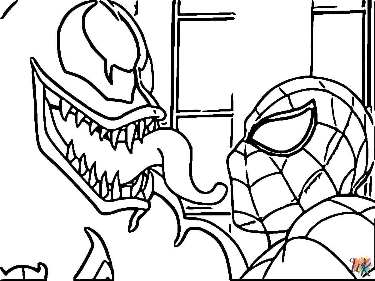 coloriage Venom  bebe à imprimer gratuit