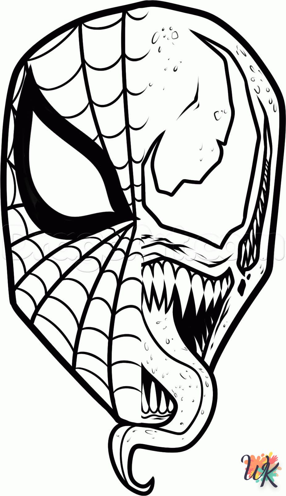 coloriage Venom  pour enfant gratuit