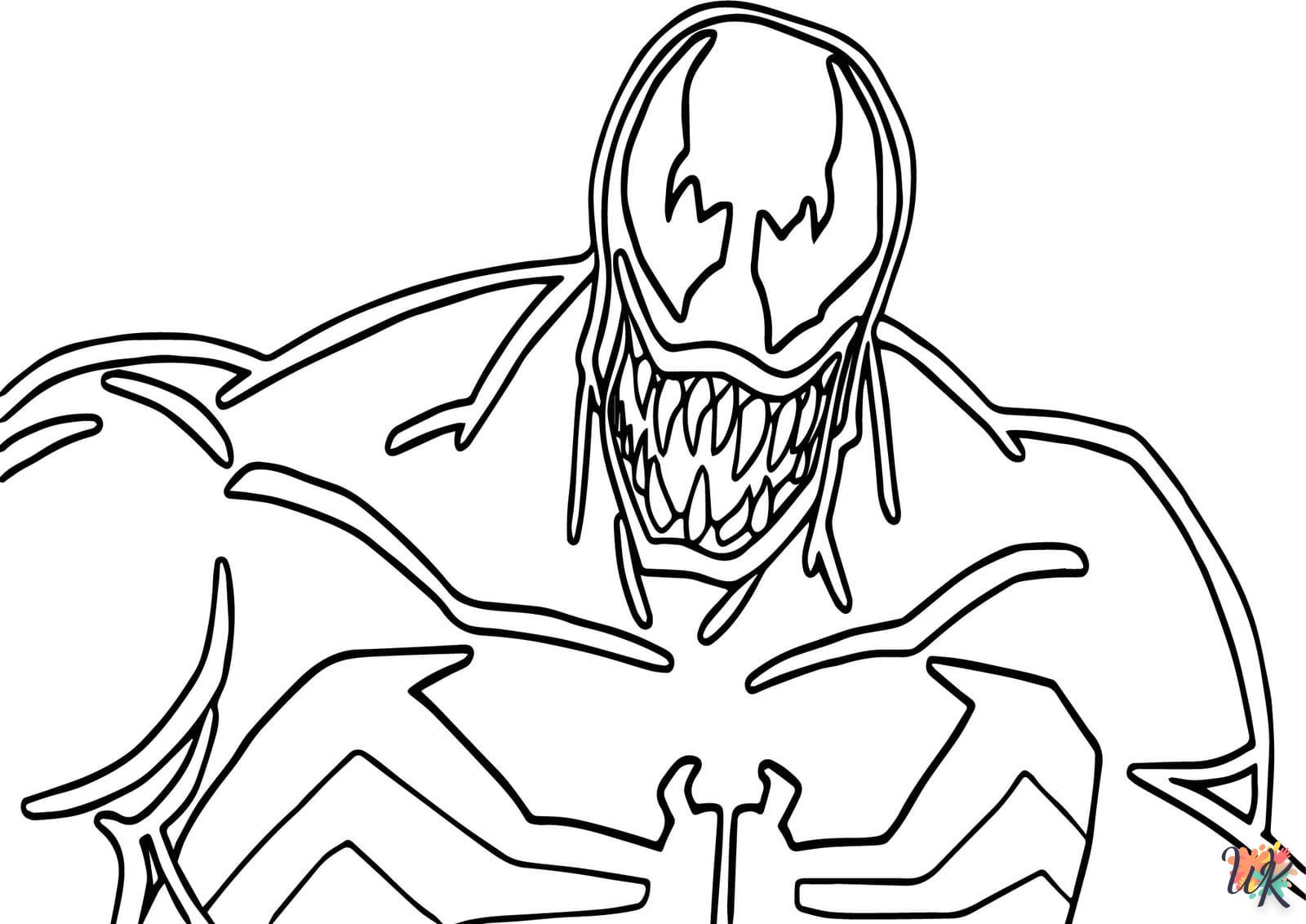 coloriage Venom  pour enfant a imprimer gratuit