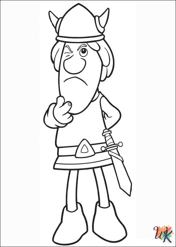 Coloriage Wicky the Viking 10