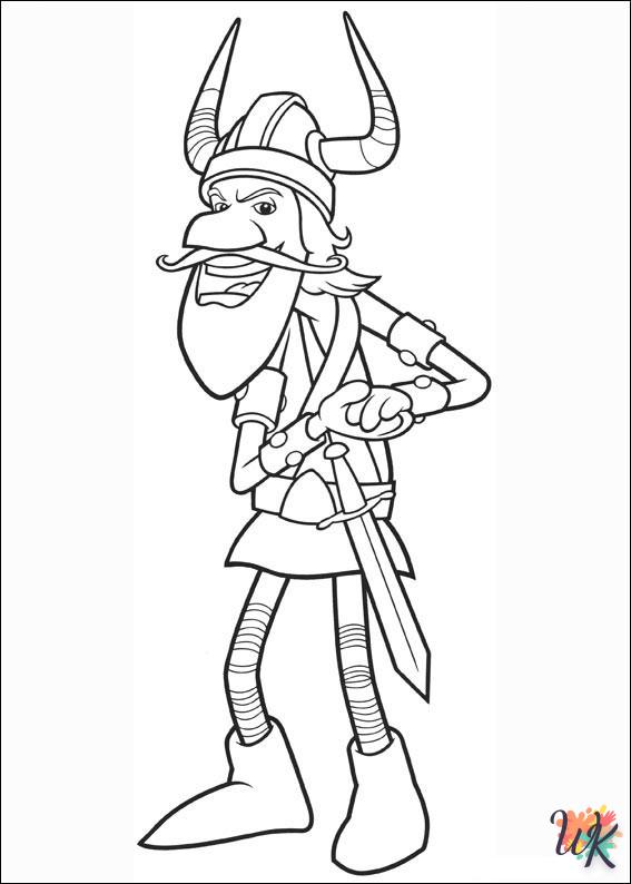 Coloriage Wicky the Viking 11