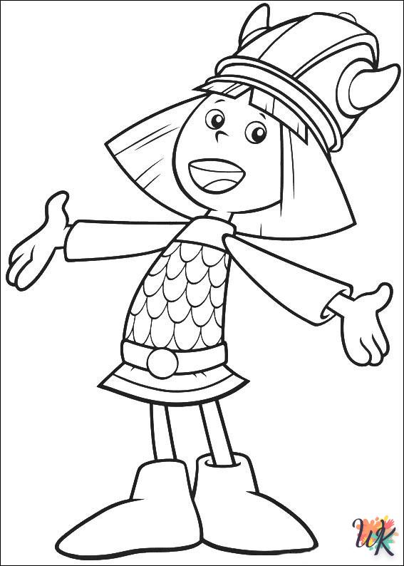 Coloriage Wicky the Viking 14
