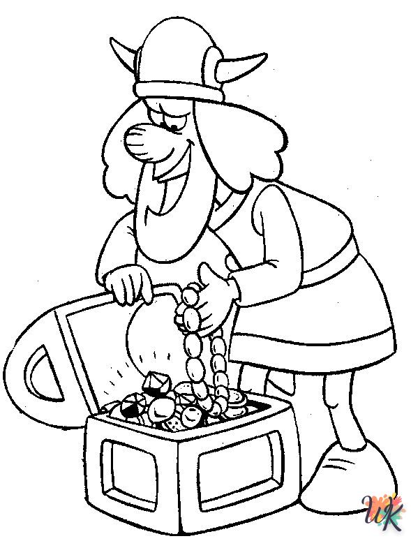 Coloriage Wicky the Viking 26