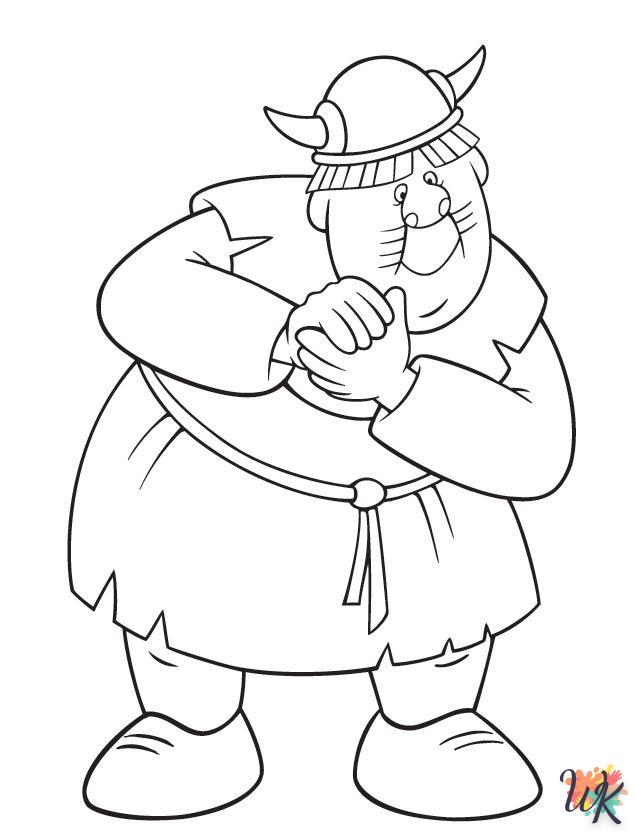 coloriage Vicky the Viking  d'enfant a imprimer