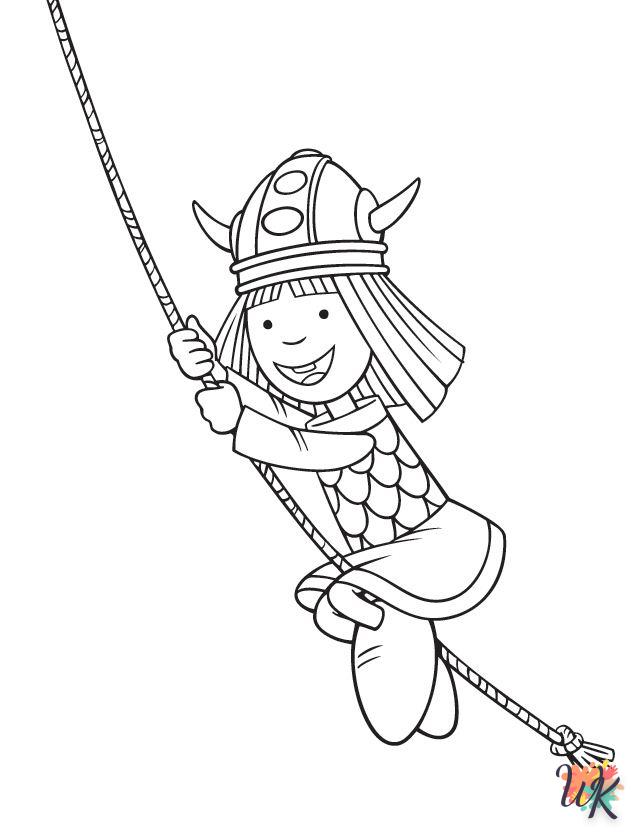 coloriage Vicky the Viking  a imprimer gratuit