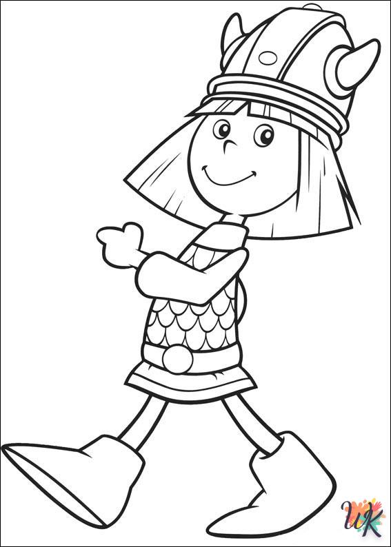 Coloriage Wicky the Viking 4