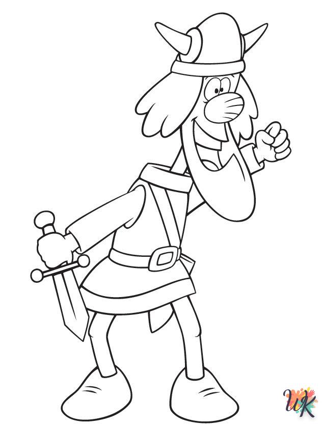 Coloriage Wicky the Viking 41