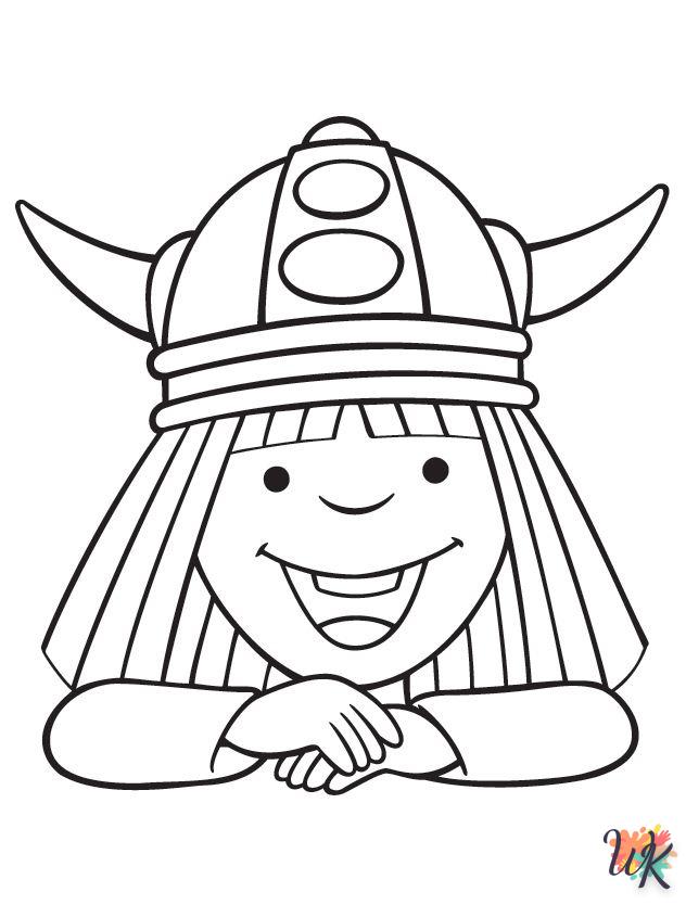 coloriage Vicky the Viking  en ligne maternelle