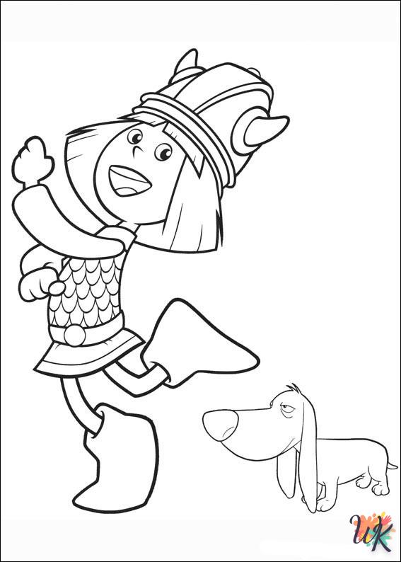 Coloriage Wicky the Viking 9