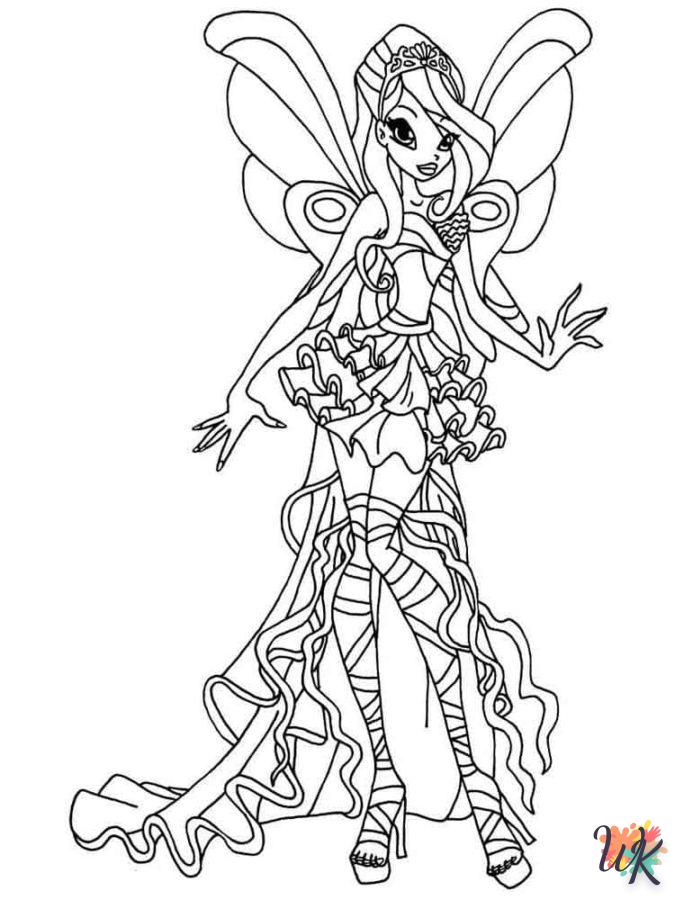 coloriage Winx Club  à imprimer gratuitement pdf