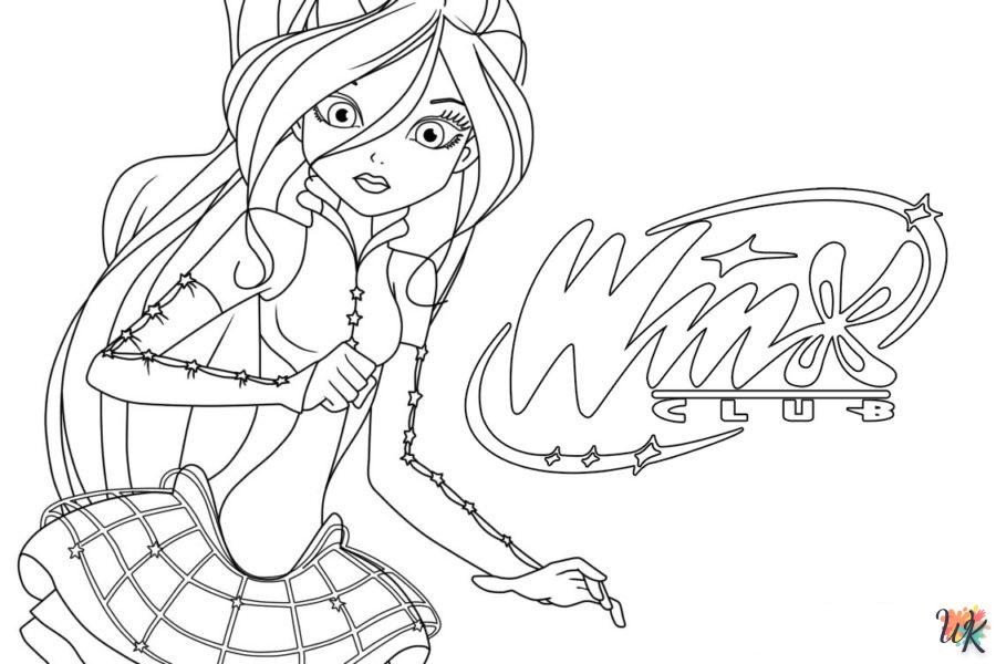 coloriage Winx Club  a telecharger