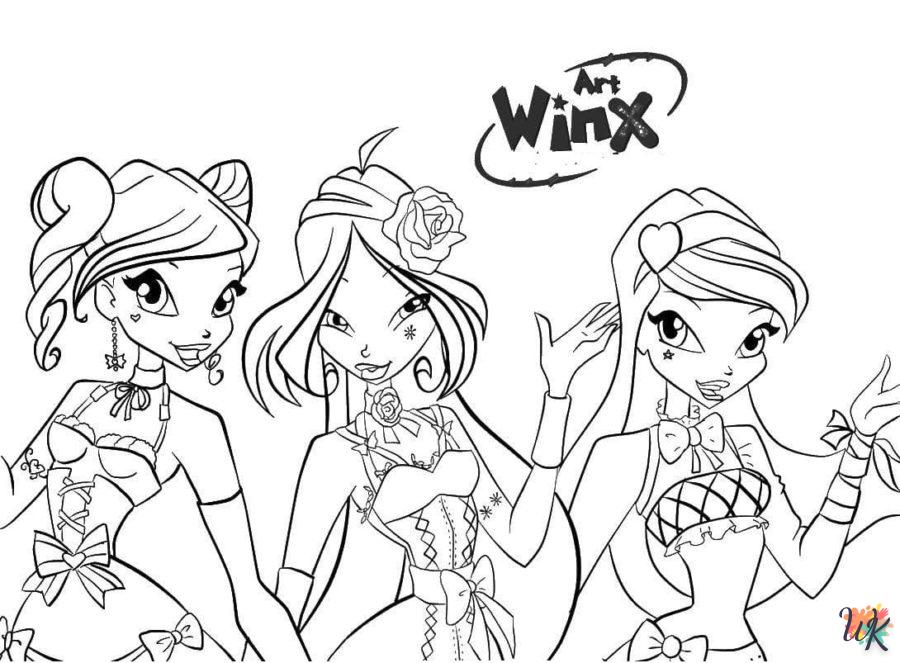 coloriage Winx Club  en ligne gratuit