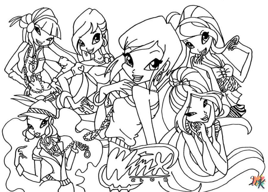 coloriage Winx Club  et dessins