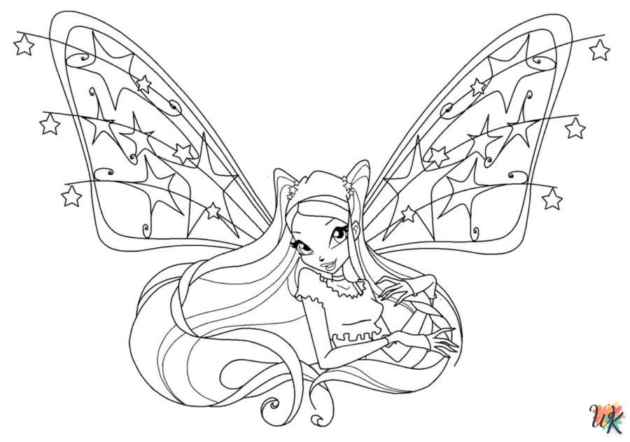 coloriage Winx Club  à imprimer gratuit