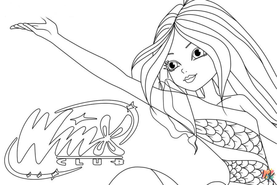 coloriage Winx Club  pour enfant de à imprimer