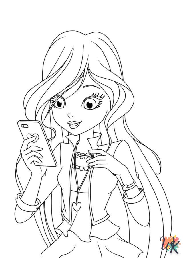 coloriage Winx Club  à colorier en ligne gratuit