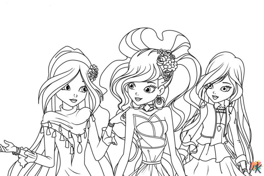 coloriage Winx Club  magique à faire en ligne