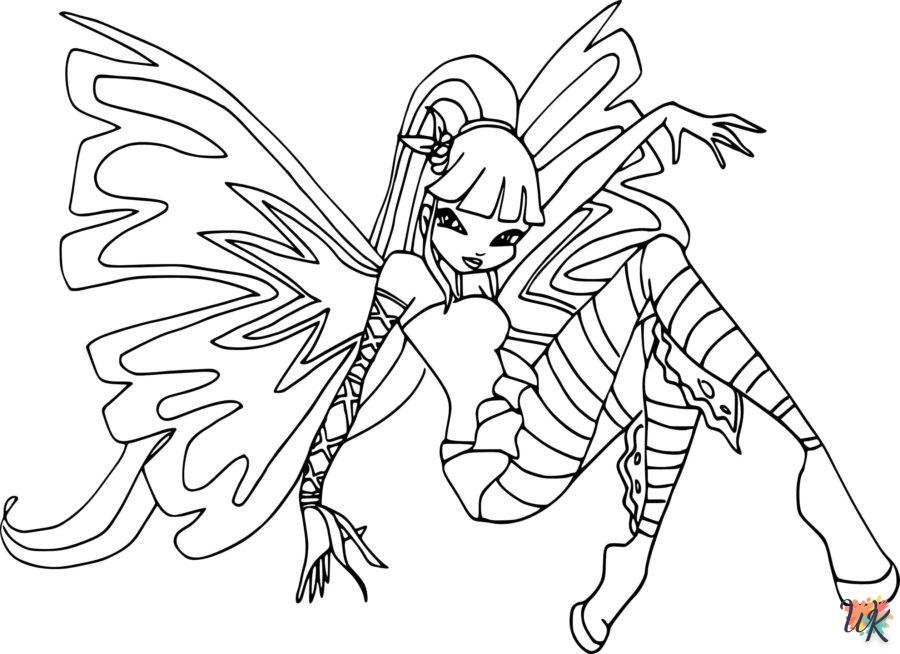 télécharger coloriage Winx Club  gratuit