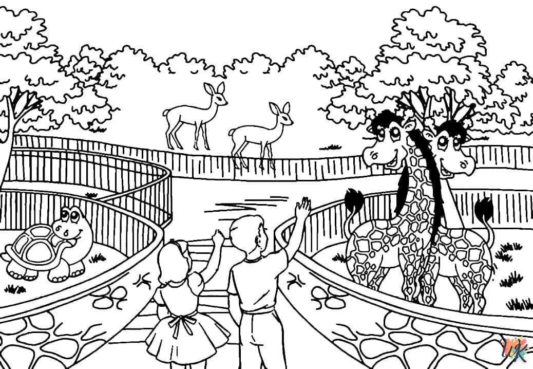 Coloriage Zoo 10