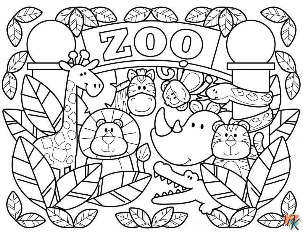 Coloriage Zoo 17