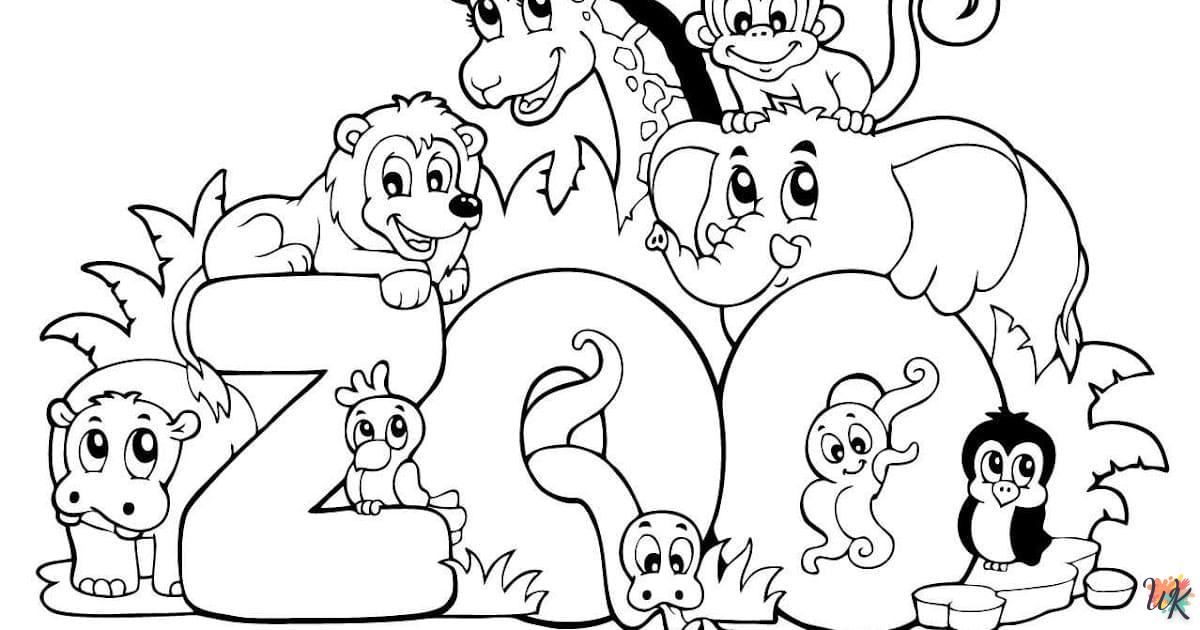Coloriage Zoo 19