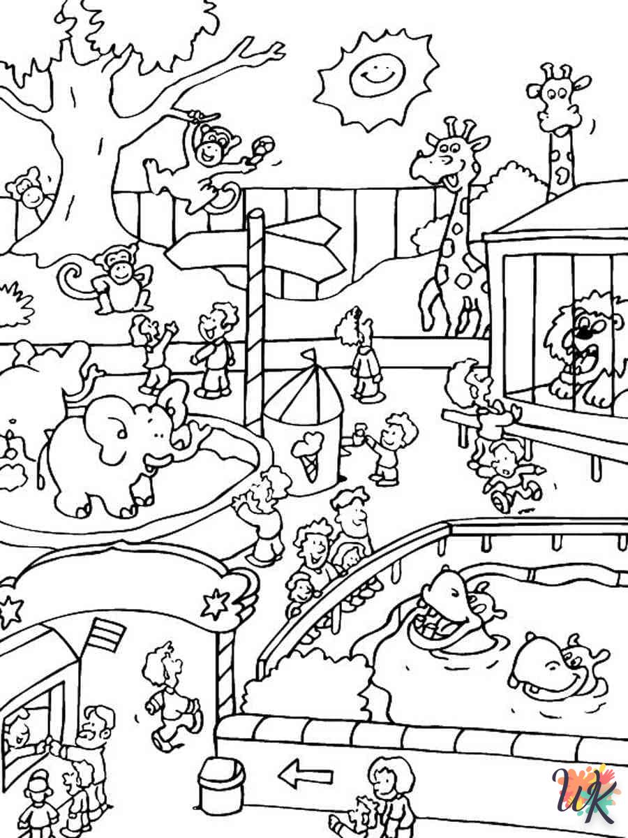 Coloriage Zoo 23