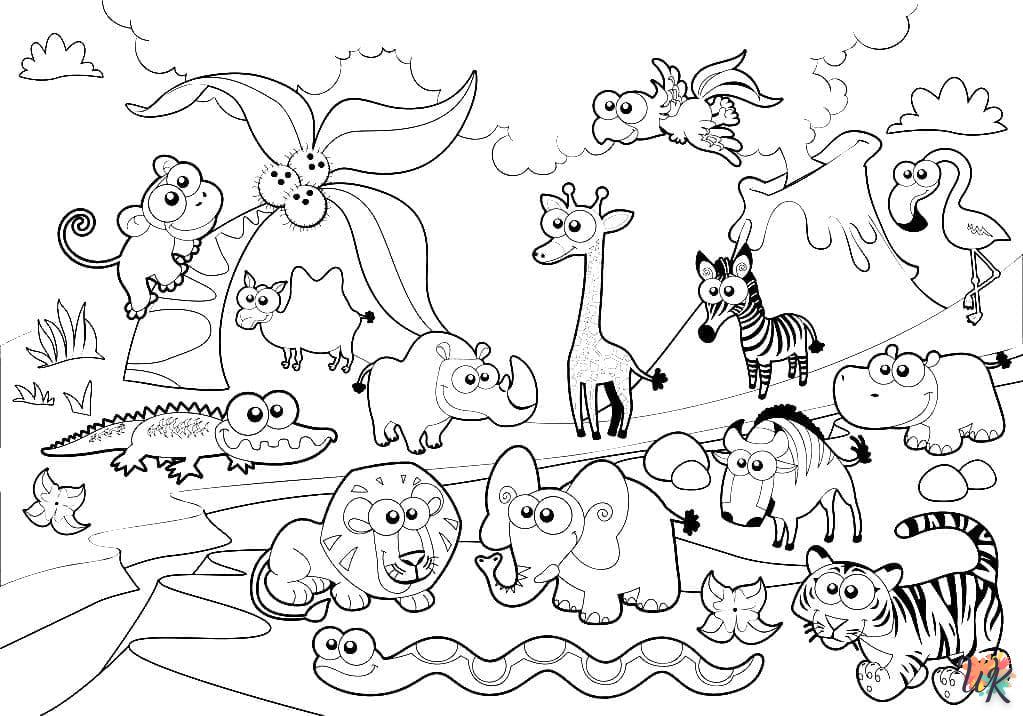 Coloriage Zoo 3