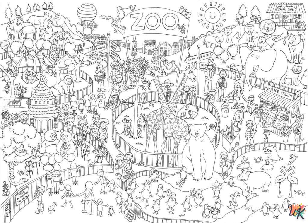 Coloriage Zoo 34