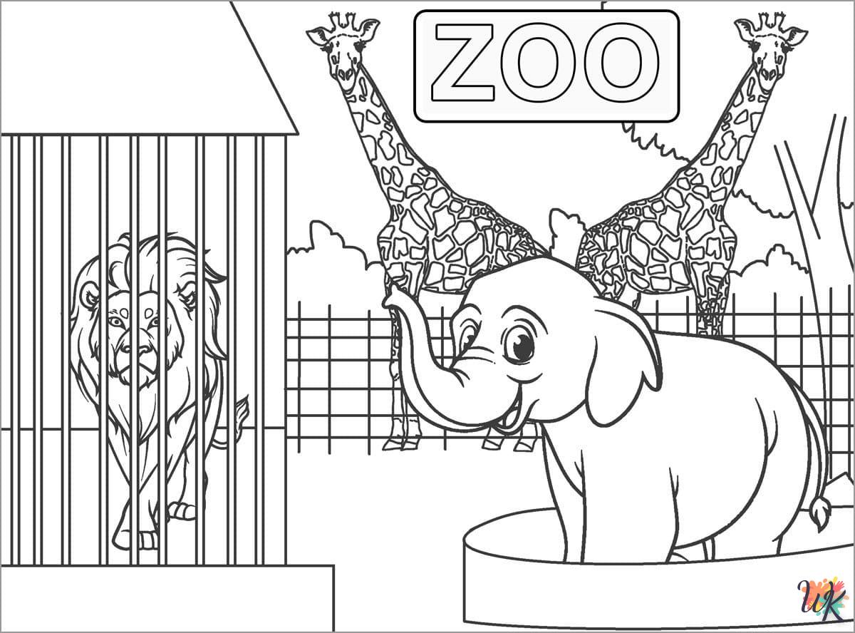Coloriage Zoo 4