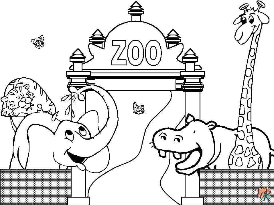 Coloriage Zoo 5