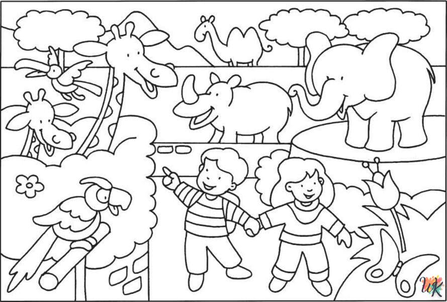 Coloriage Zoo 55