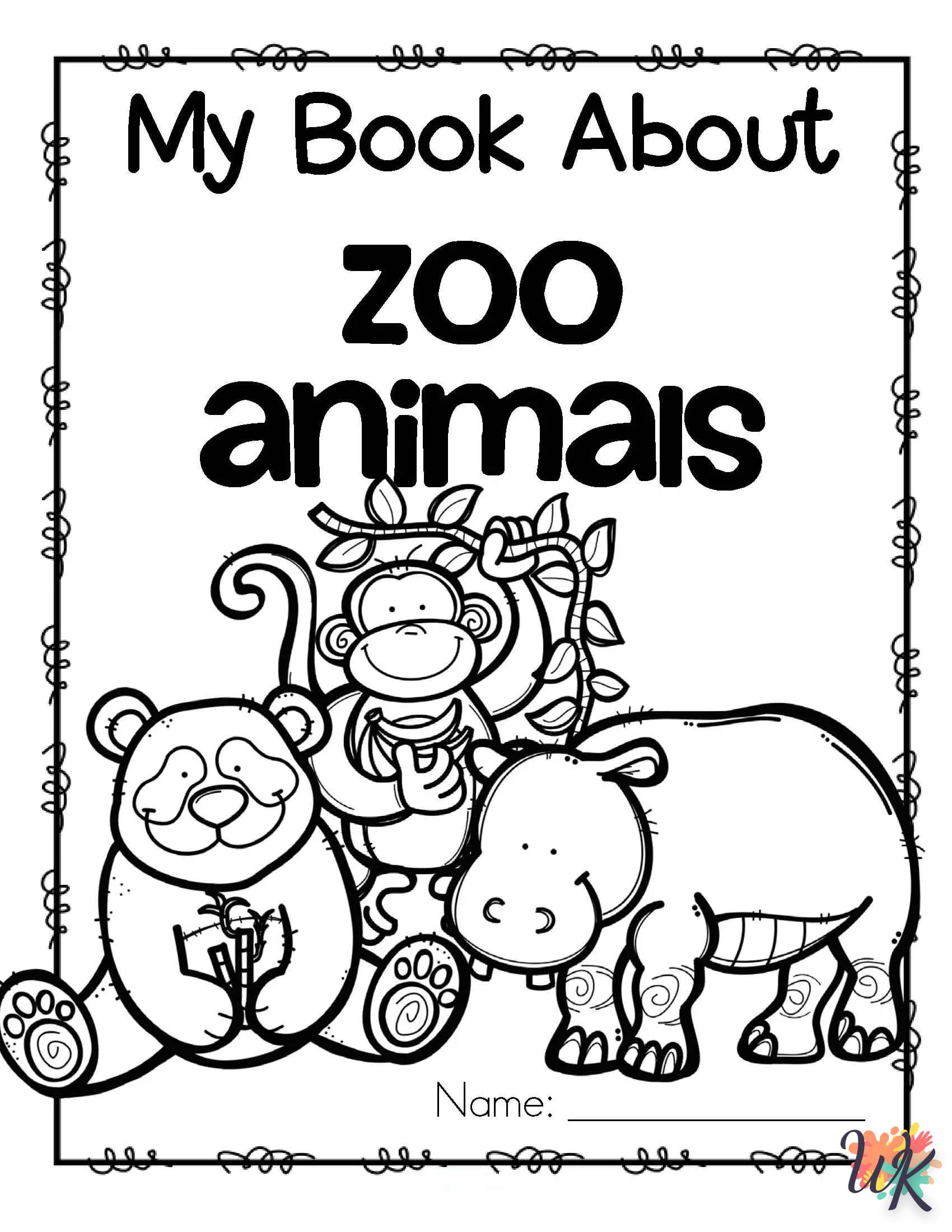 Coloriage Zoo 74