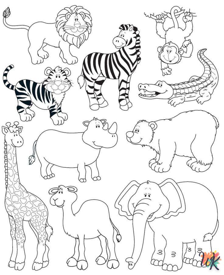 Coloriage Zoo 9