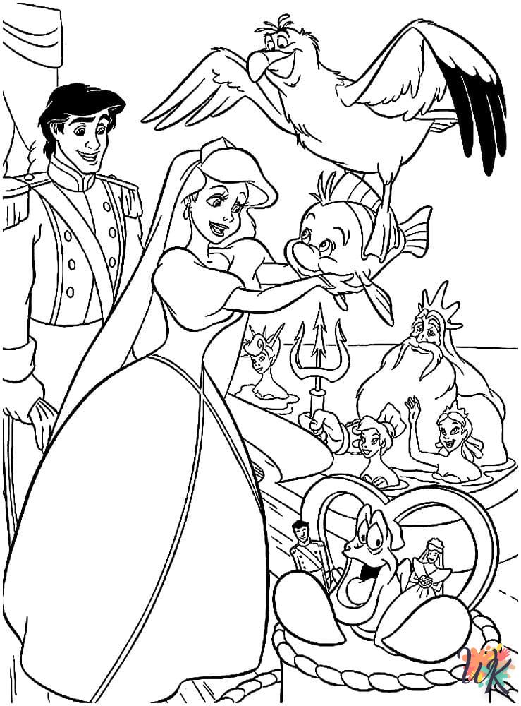 Disney coloring for children to download 4