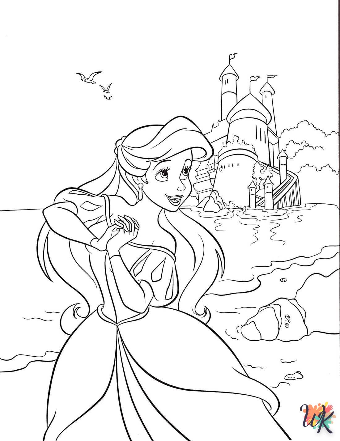 Disney coloring for children to print 1