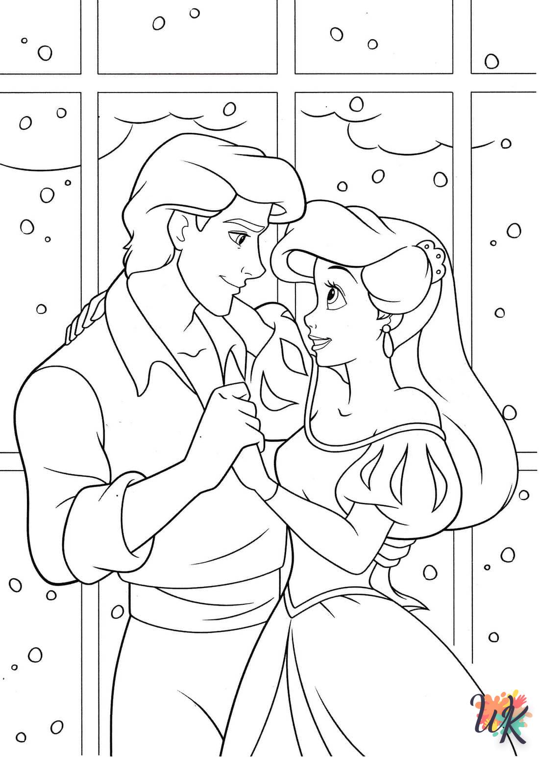 Disney coloring page to color free online 1
