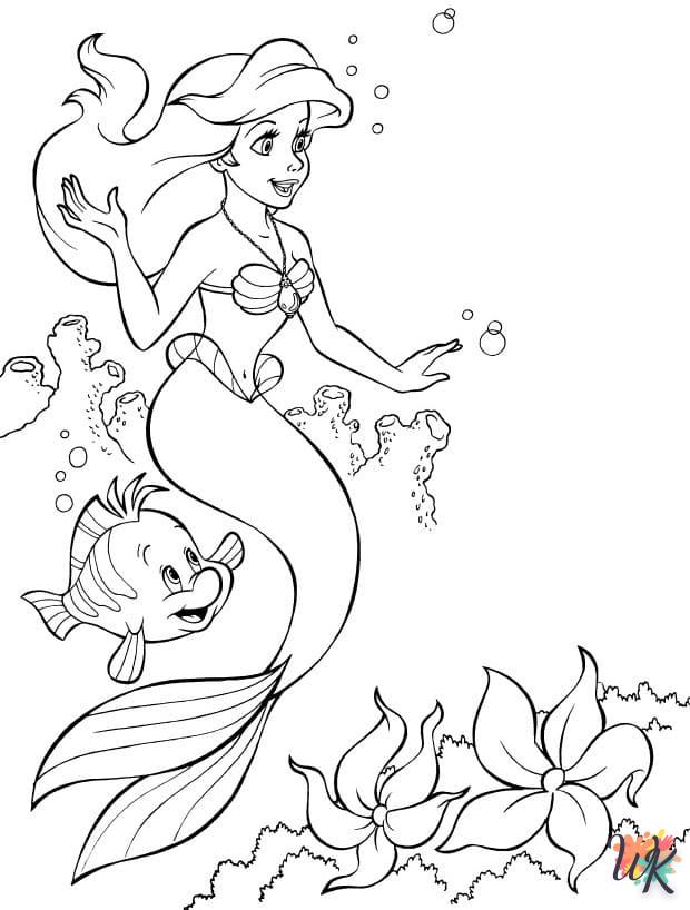 Disney coloring pages for children to print free 1